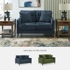 image:imageSignature Design by Ashley Bixler Loveseat Sofa Green Small CouchBlue