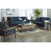 image:imageSignature Design by Ashley Bixler Loveseat Sofa Green Small CouchBlue