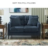 image:imageSignature Design by Ashley Bixler Loveseat Sofa Green Small CouchBlue