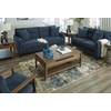 image:imageSignature Design by Ashley Bixler Loveseat Sofa Green Small CouchBlue
