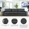 image:imageSignature Design by Ashley Brindley Pier 4Piece Leather Modular Sectional3Piece Sectional Sofa