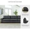 image:imageSignature Design by Ashley Brindley Pier 4Piece Leather Modular Sectional4Piece Sectional