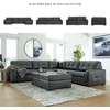 image:imageSignature Design by Ashley Brindley Pier 4Piece Leather Modular Sectional5Piece Sectional