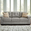 image:imageSignature Design by Ashley Fanciful Loveseat Stone 2 Seat CouchIron