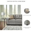 image:imageSignature Design by Ashley Fanciful Loveseat Stone 2 Seat CouchIron