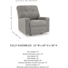 image:imageSignature Design by Ashley Fanciful Loveseat Stone 2 Seat CouchIron