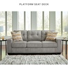 image:imageSignature Design by Ashley Fanciful Loveseat Stone 2 Seat CouchIron