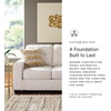 image:imageSignature Design by Ashley Fanciful Loveseat Stone 2 Seat CouchStone