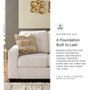 image:imageSignature Design by Ashley Fanciful Loveseat Stone 2 Seat CouchStone