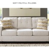 image:imageSignature Design by Ashley Fanciful Loveseat Stone 2 Seat CouchStone