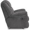 image:imageSignature Design by Ashley Foreside Contemporary Stain Resistant Manual Reclining Sofa GrayRecliner