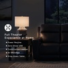image:imageSignature Design by Ashley Leather Power Reclining Loveseat with ConsoleBlack