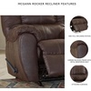 image:imageSignature Design by Ashley McGann Brown Rocker Recliner Chair WalnutBrown