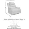 image:imageSignature Design by Ashley Power Recliner Corduroy HiggesbeeAlloy
