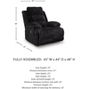 image:imageSignature Design by Ashley Power Recliner Corduroy HiggesbeeBlack