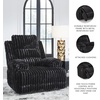 image:imageSignature Design by Ashley Power Recliner Corduroy HiggesbeeBlack