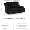image:imageSignature Design by Ashley Power Recliner Corduroy HiggesbeeBlack