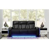 image:imageSignature Design by Ashley Power Reclining Loveseat with Console GrayBlack