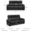 image:imageSignature Design by Ashley Power Reclining Loveseat with Console GrayBlack