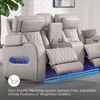 image:imageSignature Design by Ashley Power Reclining Loveseat with Console GrayGrey