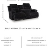image:imageSignature Design by Ashley Power Reclining Sofa Drop Down Table HiggesbeeBlack