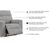 image:imageSignature Design by Ashley Power Reclining Sofa Pewter Gray BiscoeCasual