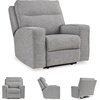 image:imageSignature Design by Ashley Power Reclining Sofa Pewter Gray BiscoeCasual