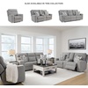 image:imageSignature Design by Ashley Power Reclining Sofa Pewter Gray BiscoeLoveseat