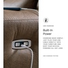 image:imageSignature Design by Ashley Power Reclining Sofa with Adjustable Headrest