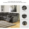 image:imageSignature Design by Ashley Reclining Sectional Sofa Pewter TamboGrey