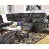 image:imageSignature Design by Ashley Reclining Sectional Sofa Pewter TamboGrey