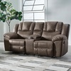 image:imageSignature Design by Ashley Reclining Sofa Windsley Pillow Top CouchReclining Loveseat with Console