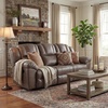 image:imageSignature Design by Ashley Reclining Sofa Windsley Pillow Top CouchReclining Sofa