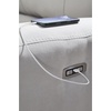 image:imageSignature Design by Ashley Tealwell Contemporary Power Recliner with Adjustable Headrest and USB Charging Port Light Gray