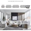 image:imageSignature Design by Ashley Tealwell Contemporary Power Recliner with Adjustable Headrest and USB Charging Port Light Gray