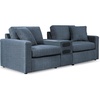 image:imageSignature Design by Ashley 3Piece Modular Sectional Couch Ink BlueSymmetrical