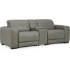 image:imageSignature Design by Ashley 3Piece Power Reclining Sectional Loveseat3Piece Power Reclining Sectional Loveseat
