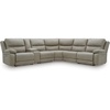 image:imageSignature Design by Ashley 3Piece Power Reclining Sectional Sofa6Piece Reclining Sectional with Storage Console