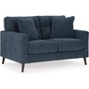 image:imageSignature Design by Ashley Bixler Loveseat Sofa Green Small CouchBlue