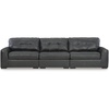 image:imageSignature Design by Ashley Brindley Pier 4Piece Leather Modular Sectional3Piece Sectional Sofa