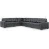 image:imageSignature Design by Ashley Brindley Pier 4Piece Leather Modular Sectional6Piece Sectional
