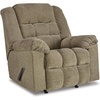 image:imageSignature Design by Ashley McGann Brown Rocker Recliner Chair WalnutBeige