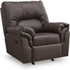 image:imageSignature Design by Ashley McGann Brown Rocker Recliner Chair WalnutUmber