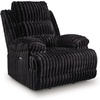 image:imageSignature Design by Ashley Power Recliner Corduroy HiggesbeeBlack