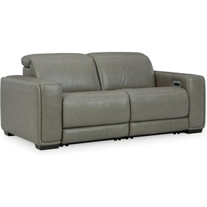 image:imageSignature Design by Ashley 3Piece Power Reclining Sectional LoveseatReclining Loveseat