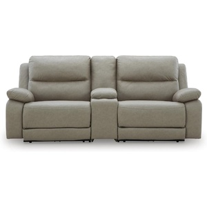 image:imageSignature Design by Ashley 3Piece Power Reclining Sectional Sofa3Piece Power Reclining Sectional with Console