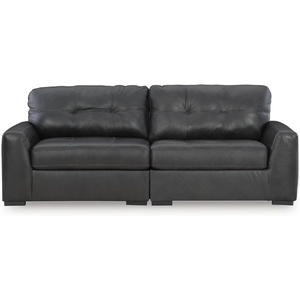 image:imageSignature Design by Ashley Brindley Pier 4Piece Leather Modular Sectional2Piece Sectional Loveseat