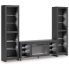 image:imageSignature Design by Ashley 3Piece Entertainment Center with Fireplace3Piece Entertainment Center with Electric Fireplace
