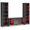 image:imageSignature Design by Ashley 3Piece Entertainment Center with Fireplace3Piece Entertainment Center with Electric Fireplace