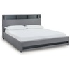 image:imageSignature Design by Ashley 3Piece Entertainment Center with FireplaceKing Upholstered Bed